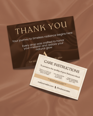 Thank You Card Design (custom)